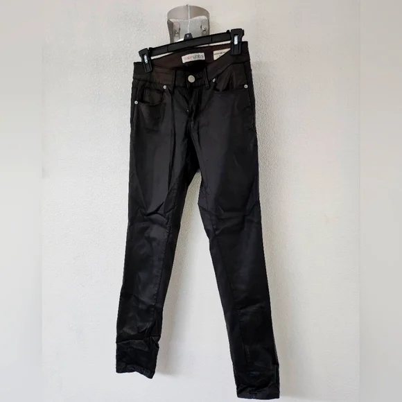 Guess Faux Leather Pants - Picture 1 of 7